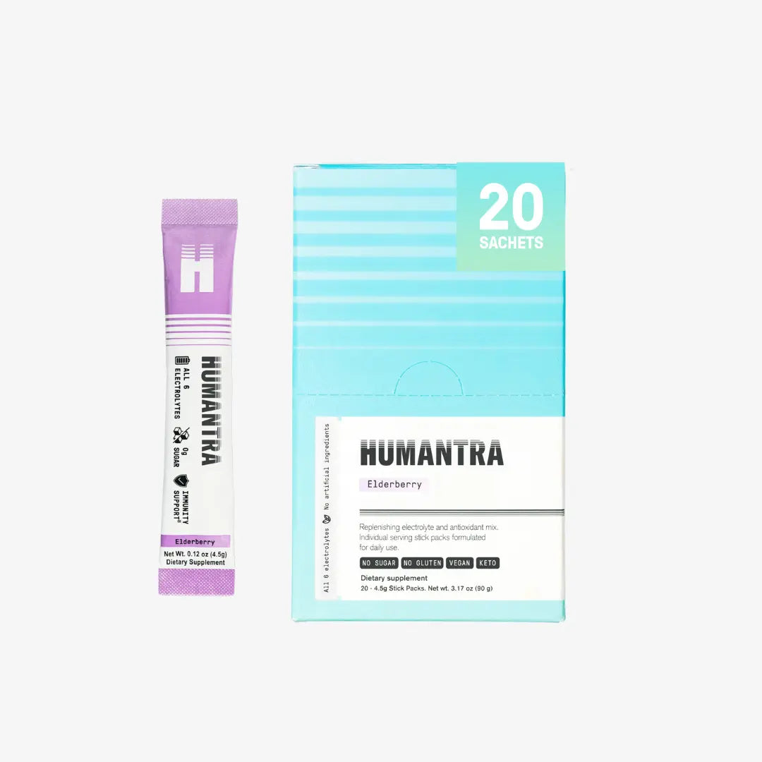 Zero Sugar Electrolytes - Elderberry - 20 Sachets